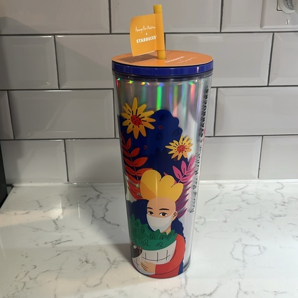 Starbucks | New Ananya Rao-Middleton 24oz cold cup Collaboration 2024 - Picture 2 of 8